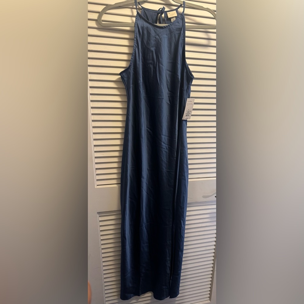a new day Halter Midnight Blue Dress